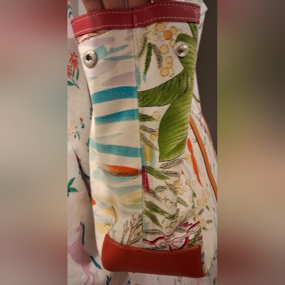 EUC RARE Vintage Longchamp Limited Edition Sea Treasure Nautical Boho Purse Bag - Picture 6 of 16